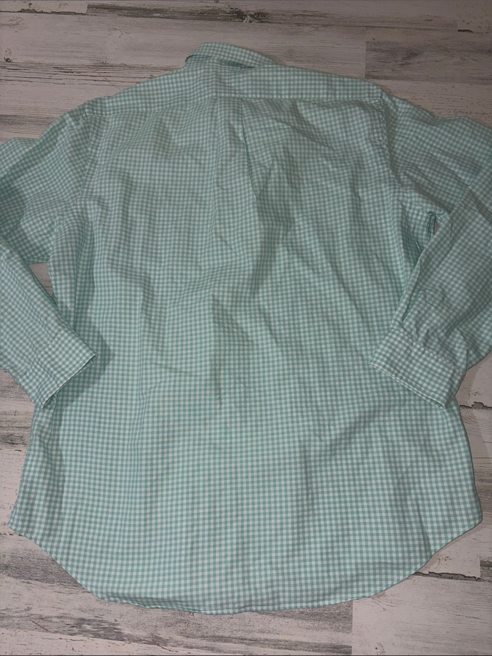 Polo by Ralph Lauren Mint Green Gingham Button-Down Shirt - Picture 5 of 8